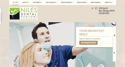 Desktop Screenshot of nilesdental.com